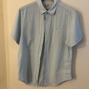 Original Penguin Light Blue Casual Button Down Shirt
